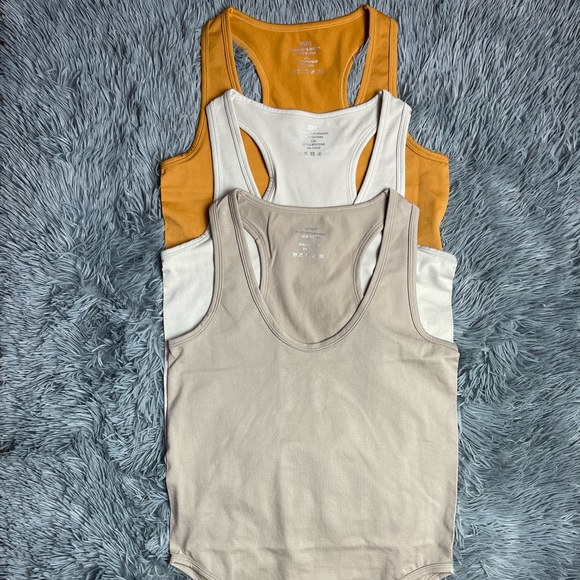 **Bundle Deal** 3 Seamless Racerback Tank Bodysuits - Picture 1 of 4